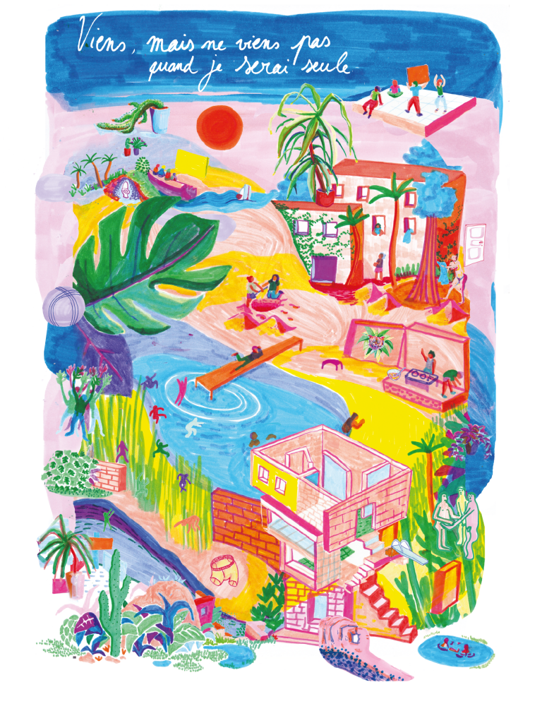Illustration - Viens mais ne viens pas quand je serai seule